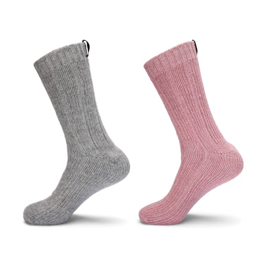 Northug Ullsokker Raggsock 2pk grey/pink