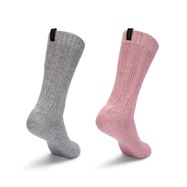 Northug Ullsokker Raggsock 2pk grey/pink