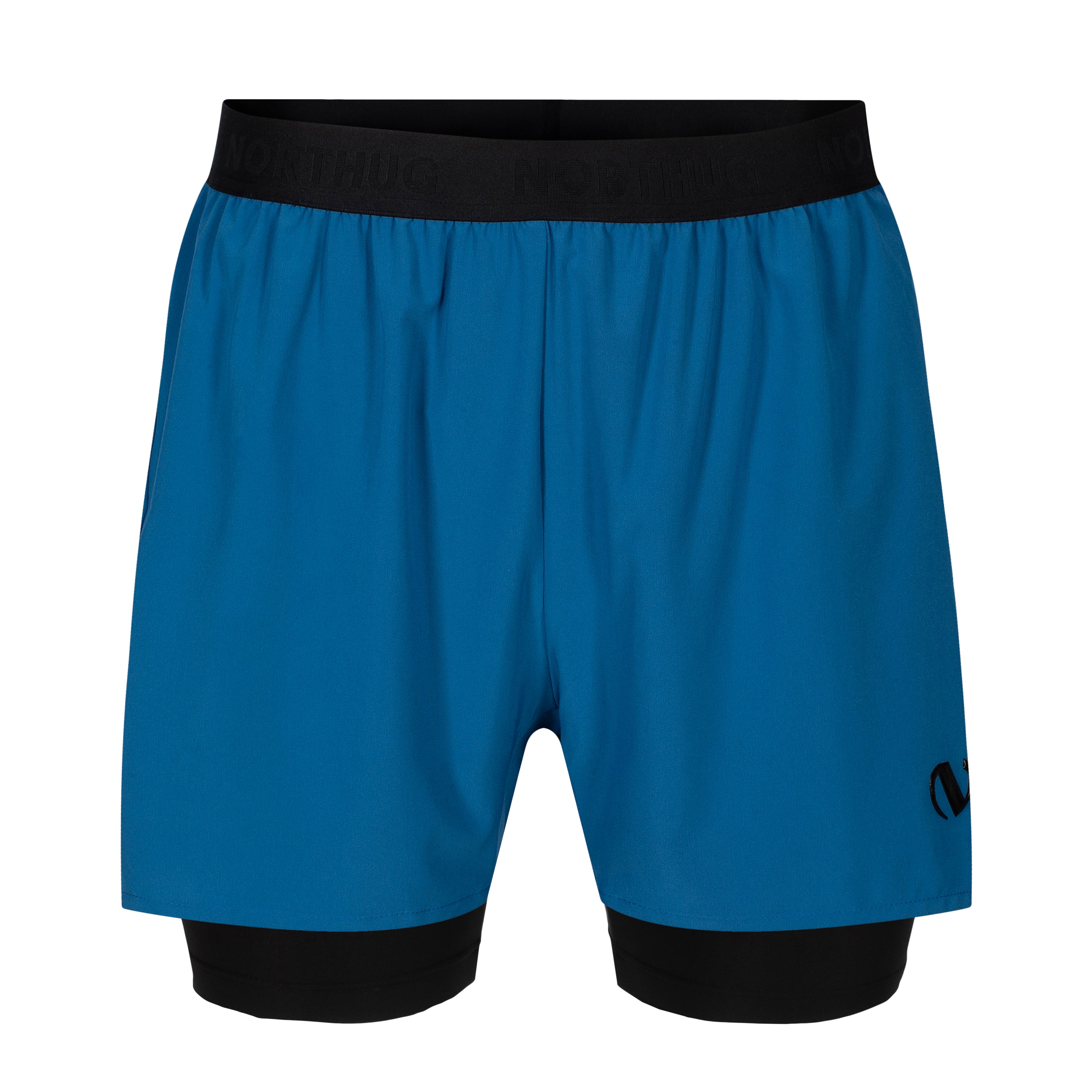 Men's 2-in-1 Milan Shorts Blue Ocean