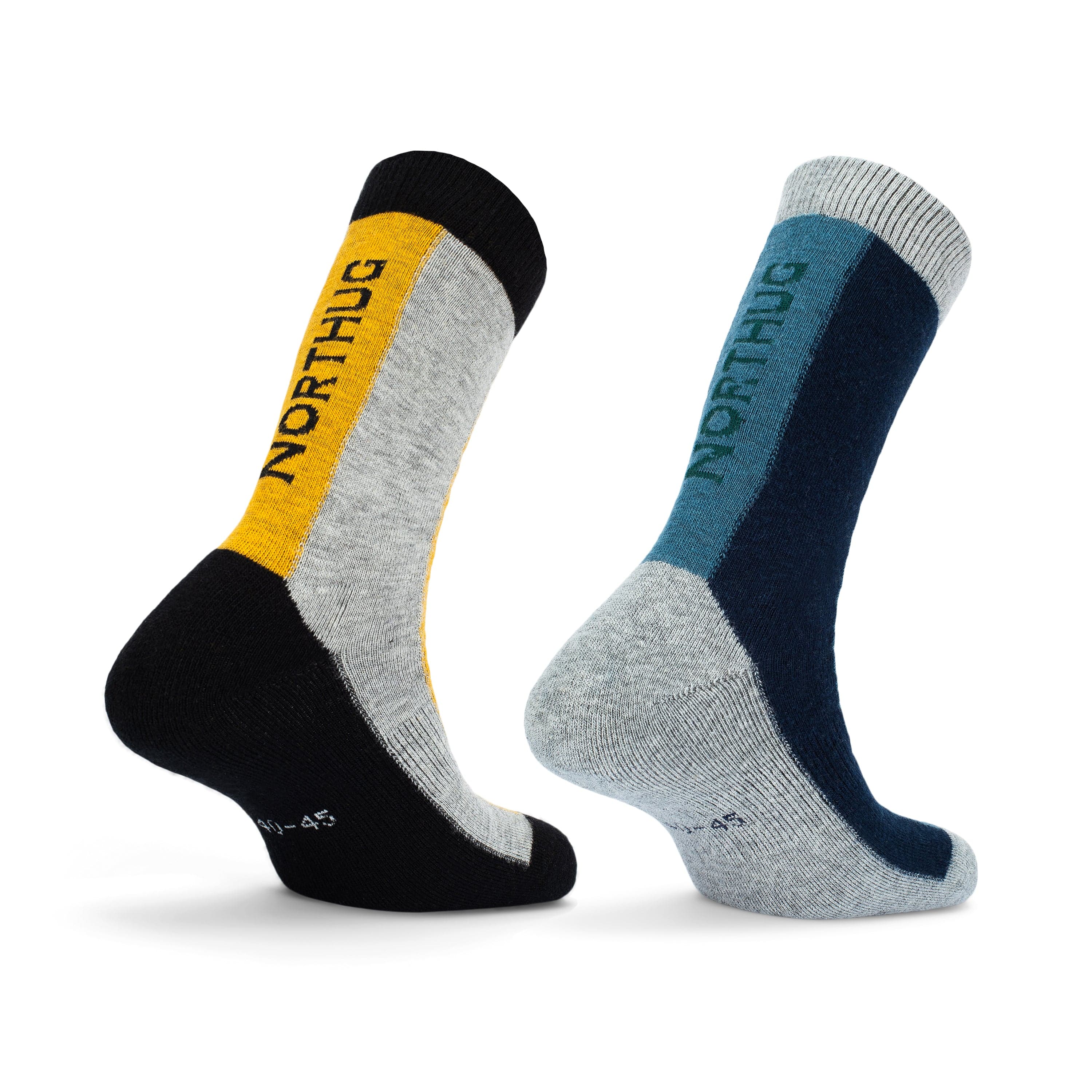 2-Pack Hovden Wool Socks Navy/Grey